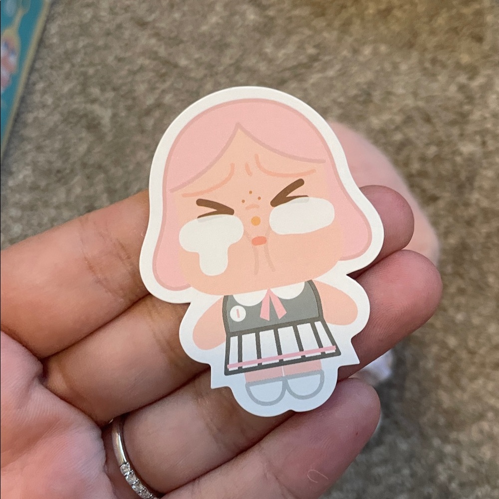 POP MART Crybaby Sunset Concert Series-Plush Pendant Blind Box, pink grey - Picture 7 of 10